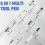 Men'S Tool Pen 6 in 1 Screwdriver Bulk Multi-Function with Refill Ruler Level Ballpoint 3