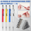 Men'S Tool Pen 6 in 1 Screwdriver Bulk Multi-Function with Refill Ruler Level Ballpoint 5