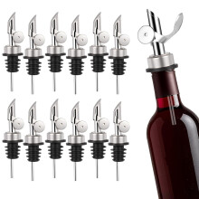 12PCS Weighted Liquor Pour Spout, Liquor Bottle Pourers