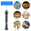 Hand Drill Set,Pin Vise with 10PCS PCB Mini Bits and 25PCS Micro-TypeTwist Bits,for Resin Polymer 6