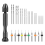 Hand Drill Set,Pin Vise with 10PCS PCB Mini Bits and 25PCS Micro-TypeTwist Bits,for Resin Polymer 2
