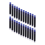 200pcs Ink Calligraphy Pens Pen Refills Universal Useful Refill Blue 1