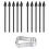 Replacement Tips for 2, Pen Marker 1/2 Nibs (10PCS) with Tool Black 7