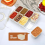 Snacktablett mit Deckel und Griff für tragbare Platten, Obstplatten, durchsichtige Behälter, ideal, 2 Stück 7