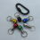 6pcs Hex Shank Screwdriver Bits Holder Set with Black Carabiner, Quick-Change, 6
