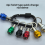 6pcs Hex Shank Screwdriver Bits Holder Set with Black Carabiner, Quick-Change, 7