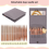 Aluminum Circular Knitting Needles Set Interchangeable Crochet Hooks Weaving Yarn Craft Tools Accessories Kit 6