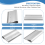 Stencil Paste Squeegee Scraping Board Tin Solder Knife Steel Mesh Square Cut Blade 20 cm 6