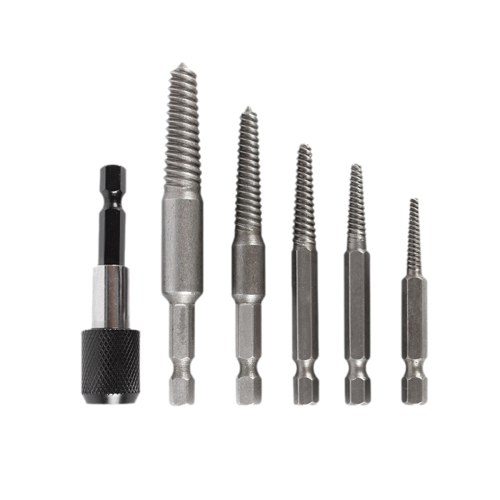 5 Pcs Damaged Extractor Drill Bit Set Hex Shank Bolt Screw Stud Tool Slide 1
