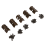 30PCS Corner Protectors, Baseboard Vintage Metal Protector Bronze 4