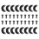 Lot de 200 clips de fixation pour cadre photo avec vis 1
