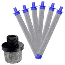 1PC 288716 3/4 Ersatz-Einlasssieb mit 6PCS 288749 60Mesh SG2/SG3 Sprühfiltern für Airless-Farbspritzgeräte