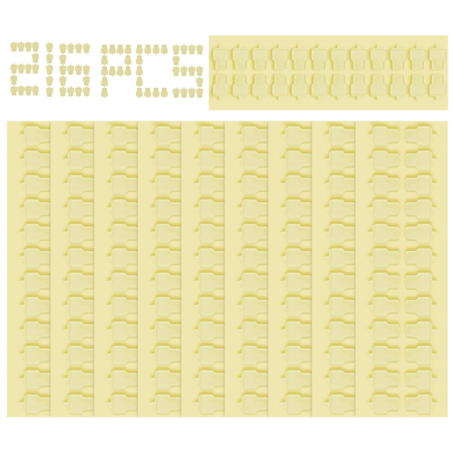 216 pièces de ruban adhésif double face transparent pour poupées et bébés 1