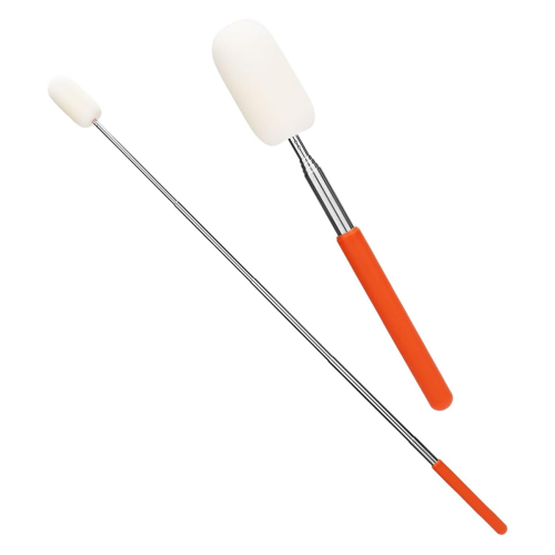 2pcs Telescoping Stick for Pottery, Retractable Ceramic Mud Tools Clay on A with Handle