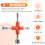Multi-Function Spanner Multi-Head Outer Hexagon Tool Bike Repair Tools Portable Three Hexagonal Internal Wrench 10
