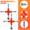 Multi-Function Spanner Multi-Head Outer Hexagon Tool Bike Repair Tools Portable Three Hexagonal Internal Wrench 9