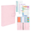 A6 Goal Planner PU Leather Storage Pouch Notebook Undated Weekly and Monthly Daily 6 Ring Activity Chart B 1
