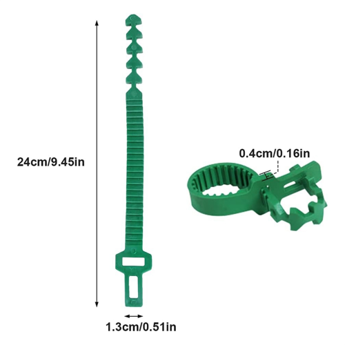 24pcs Stump Support Straps, Garden Stake Connectors, Tree Straps for Stakes, Stumps 2