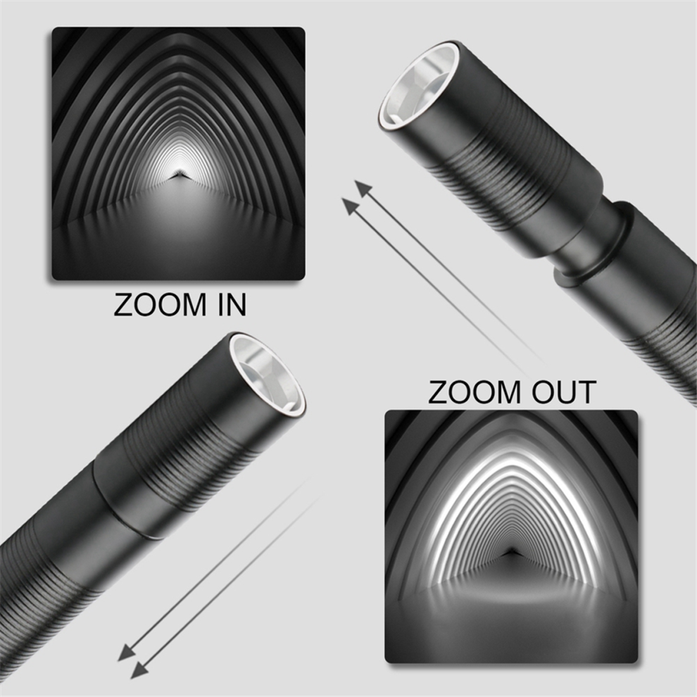 USB oplaadbare zaklamp, draagbare pen met hoge lumen, inspectielampen met penclip en zoomfunctie