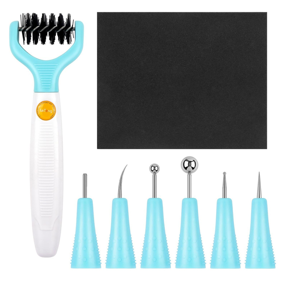 Kit Di Strumenti Per Sculture Di Carta Da 8 Pezzi, Strumento Per Modellare Fiori, Carta Per Creare Fiori Tridimensionali