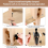 Leather Sewing , Solid Table Desktop Horse Clamp,Versatile Stitching Wood Clip with Handle for DIY Craft 3
