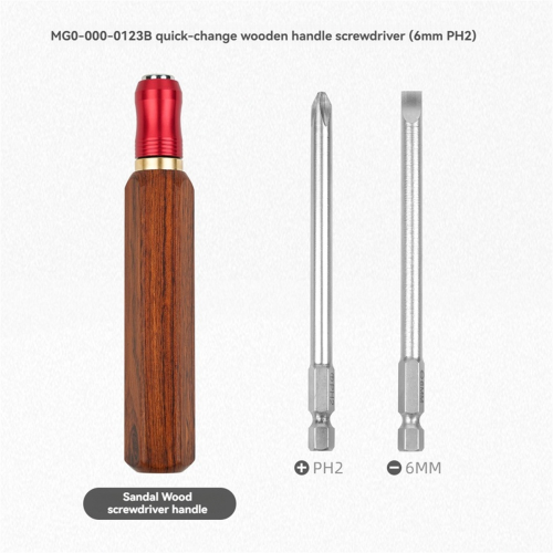 Detachable and Replaceable Screwdriver Set Quick Change Wood Handle Hardware Tool Woodworking 2