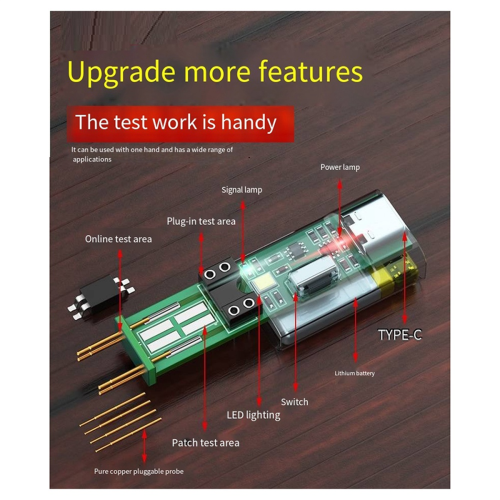 Testeur D'optocoupleur 4 Broches - Outil De Diagnostic électronique | Compatible USB Et Type-C - 10