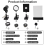 Optical Experiment Set Plano Convex Lenses Double Lens Candle Holders 1 Screen Light Concave 3