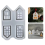 Silicone House Mold Holiday Celebration Molds for Candle Making Plaster Casting 3