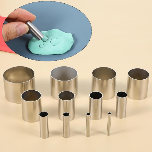 TECH-P Lot de 3 poinçons ronds - Poinçons ronds de 5/8, 2,5 cm, 3,8 cm