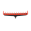 Supporto per canna da pesca a 11 fori con clip per testa per accessori AC404, rosso 1