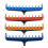 Supporto per canna da pesca a 11 fori con clip per testa per accessori AC404 Blu B 7