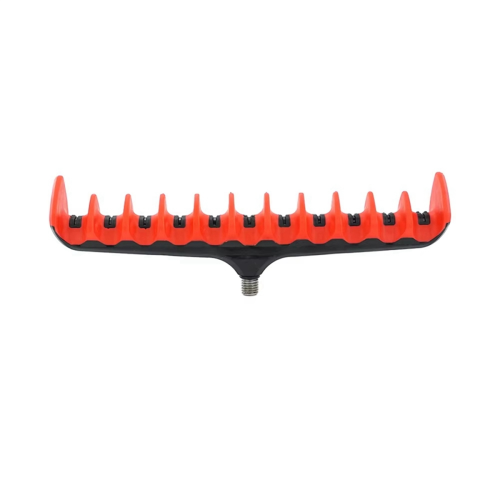Supporto per canna da pesca a 11 fori con clip per testa per accessori AC404, rosso 1