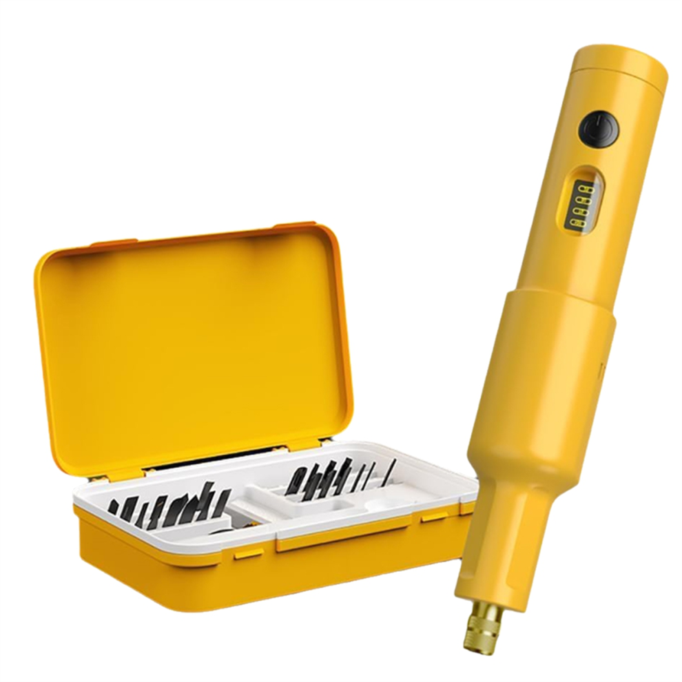 Scalpello Elettrico Portatile Ricaricabile Per Legno Con 20 Lame Sostituibili-image