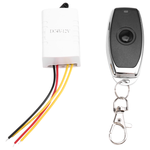 Télécommande relais sans fil DC4V-12V, interrupteur à une clé, récepteur émetteur 2