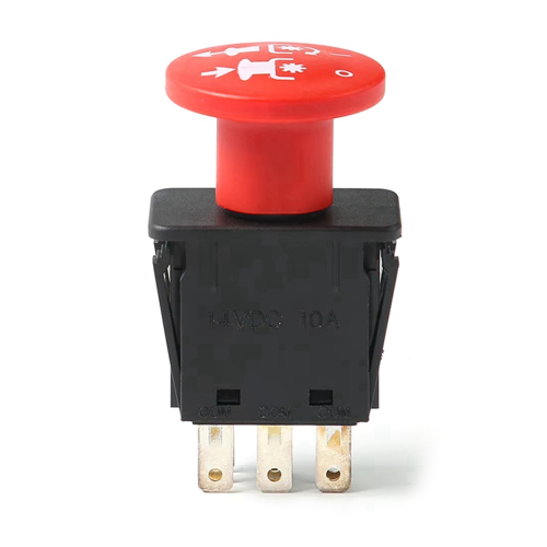 PTO Switches for Select and Crawler Mowers, Push Button Industrial Mower