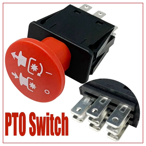PTO Switches for Select and Crawler Mowers, Push Button Industrial Mower 2