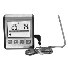 TP710 Termometro digitale per alimenti con funzione timer, sonda per carne, utensili da cucina elettronici per barbecue