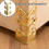 10PC Skiffers Baseboard Corner Protectors,Solid Brass Skirting Board Protectors,Baseboard Protectors Gold 5