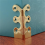 10PC Skiffers Baseboard Corner Protectors,Solid Brass Skirting Board Protectors,Baseboard Protectors Gold 7