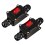 2 Pcs 12V Inline Schalter Wasserdicht Kabel Toggle mit Rot Licht Wippschalter 1