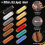 56Pcs Leather Stitching Pouch Kit,with 4mm ProngSewing Hole Punch Waxed Thread Working Tools for Beginners DIY Crafting 4