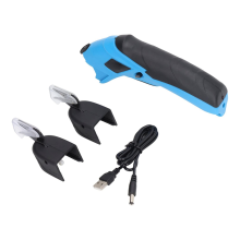 Hochleistungs-Akku-Elektroschere zum Schneiden von Stoff USB-Re-Cutter-Scherenwerkzeuge mit 2 Klingenscheren