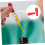 Lot de 100 compte-gouttes en silicone avec ampoule rouge 6
