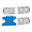 ECG 7 Step Ruler,ECG Ruler for ECG/EKG Interpretation, Reference Guide Ruler,EKG Calipers Measuring Tool 2