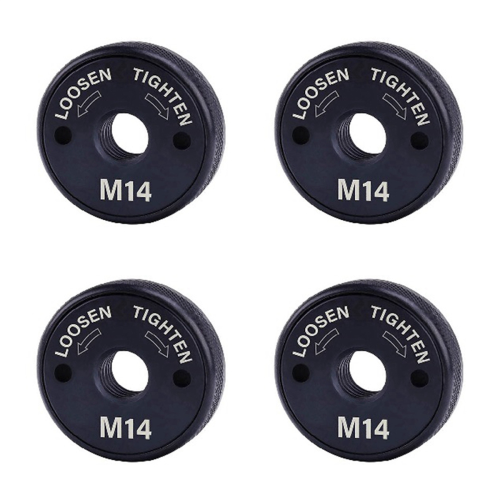 4pcs M14 Angle Grinder Locking Nut, Quick Change Clamping Plate Fastener for Fixing Cutting Discs Wheel Abrasive Disc 1