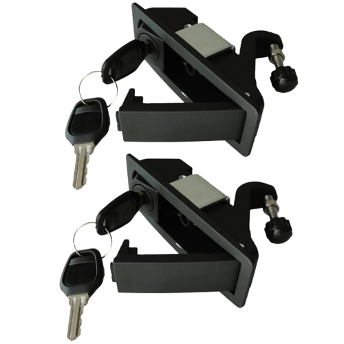 2PCS Kompression Latch Lock Trigger Zink-Legierung Einstellbare Hebel Hand Betrieben Flush Schwarz