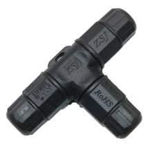 M20 LP68 wasserdichter Anschluss T-Form 3-Wege 4-adrige Anschlussdose Outdoor-Verlängerungskabel 600 V