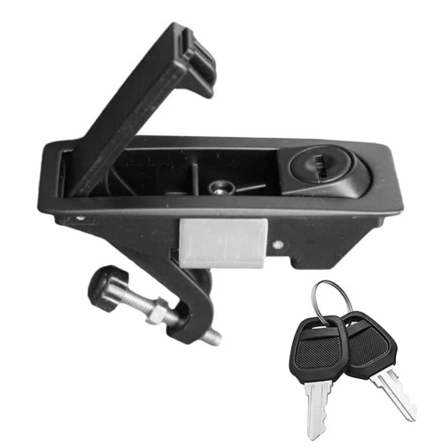 2PCS Kompression Latch Lock Trigger Zink-Legierung Einstellbare Hebel Hand Betrieben Flush Schwarz 2
