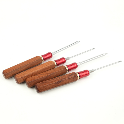Detachable and Replaceable Home Screwdriver Set Quick Change Wood Handle Hardware Tool -Shaped 2
